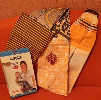 Слинг с кольцами (переноска для деток) Babyton