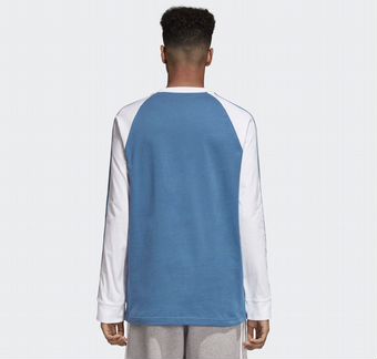 Лонгслив Adidas 3-stripes Blue новый оригинал