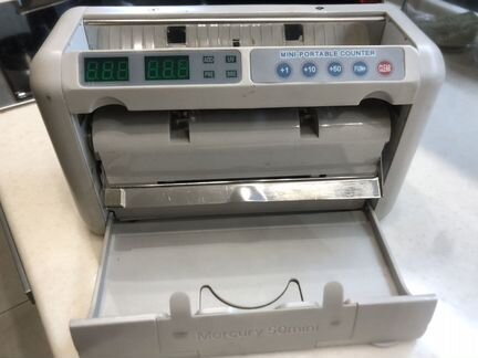 Портативный счетчик банкнот Mercury 50 Mini с акб