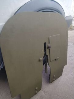 Щит пулемета дшк