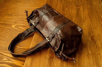 Сумка Женская Кожаная Натуральная Кожа Коричневая