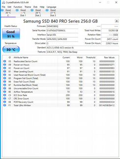 Samsung SSD 840 Pro 256Gb