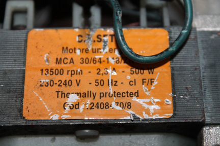 Двигатель Zanussi 12408470 8 бу. 1373