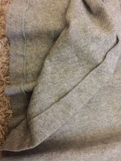 Юбка из серой шерсти