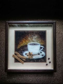 Картина из шерсти