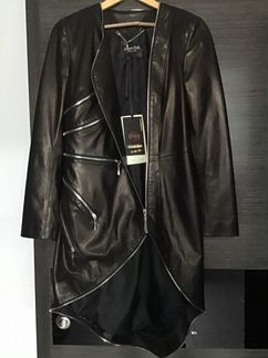 Куртка - тренч (лайковая кожа) - размер L