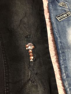 Джинсы для девочки 5-6 лет