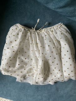 Юбка H&M в горошек с блестками