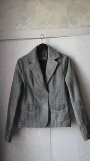Пиджак демисезонный,натуральная кожа