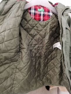 Benetton Парка на девочку хлопок