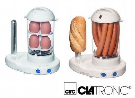 Новый хот-дог мейкер + яйцеварка Clatronic HDM3420