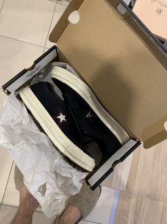 Кеды converse one star ox унисекс красно-черные