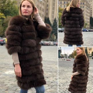 Шуба из песца 4 в 1