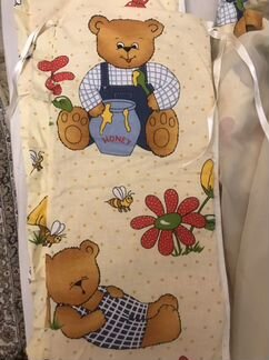 Балдахин и бортики в детскую кроватку