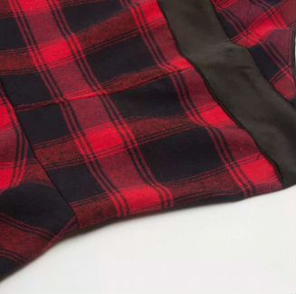 Платье клёш в клетку с открытой спиной