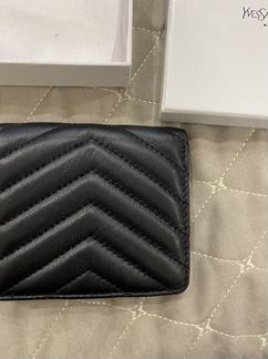 Кошелек ysl новый кожа