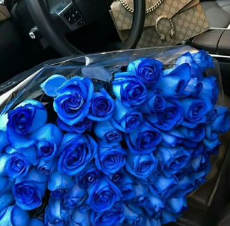 Синие розы оптом