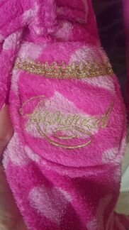 Махровый халатик для девочки Disney,116,кроксы