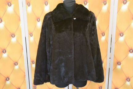 Шуба норковая 40-42 Чёрная как новая