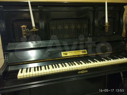 Пианино немецкое отреставрированное